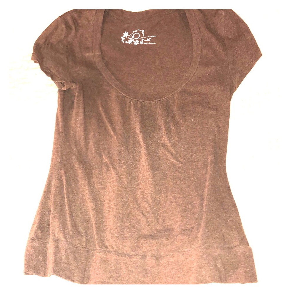 Brown shirt